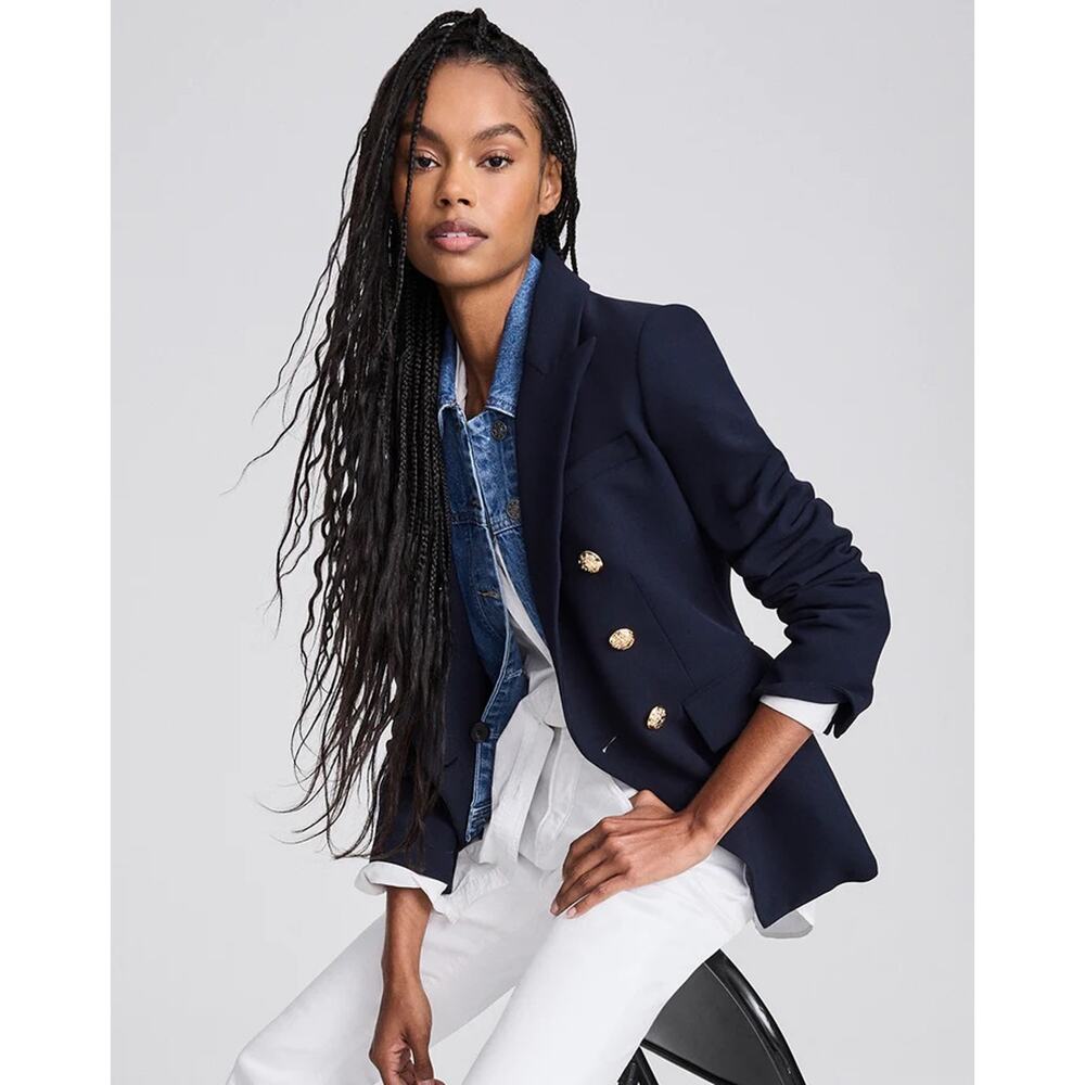 New VERONICA BEARD Slate Denim Dickey Size 00-14 - Picture 2 of 11